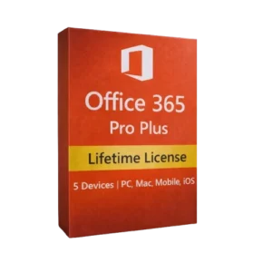 Office 365 Pro Plus Lifetime License – 5 Devices PC, Mac, Mobile, iOS