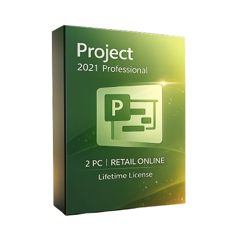 Project 2021 Professional 2PC Retail – Online Activation for Windows