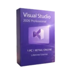 Visual Studio 2026 Pro 1PC Retail Lifetime License