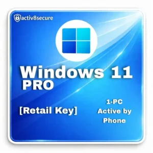 Windows 11 Pro Retail License Key – Phone Activation