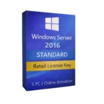 Windows Server 2016 Standard Retail License Key