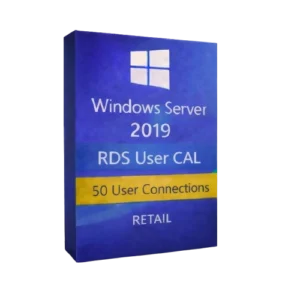 Windows Server 2019 RDS User CAL – 50 User Connections