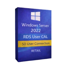 Windows Server 2022 RDS User CAL – 50 User Connections