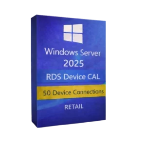 Windows Server 2025 RDS Device CAL – 50 Device Connections