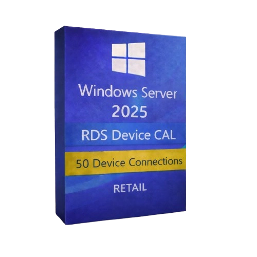Windows Server 2025 RDS Device CAL – 50 Device Connections